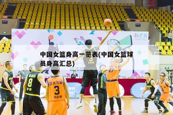 中国女篮身高一览表(中国女篮球员身高汇总)